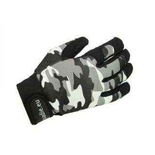 Roadie Handschuhe für Techniker-Mechaniker - tarn-schwarz-weiß - L
