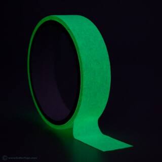 PRO Glow Tape 20mm x 10m - Photoluminescent grün