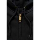 Carhartt Midweight Hooded Zip Front Sweatshirt - black - L