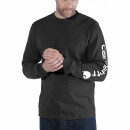 Carhartt Logo Long Sleeve T-Shirt - black - M
