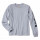 Carhartt Logo Long Sleeve T-Shirt - heather grey - XXL