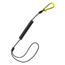 Aliens Spiral Cable 6 mm - Mini Carabiner and Loop - yellow