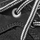 Stuco Safety Shoe perforated Black Black & White  White Air S1 - black-white - 42