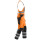 Snickers High-Vis One-piece Holster Pocket Trousers Class 2 - HVorange-muted black - 44| W30/L32