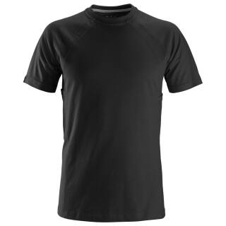 Snickers T-shirt with MultiPockets - black - M