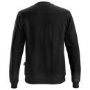 Snickers Sweatshirt Cotton - black - M