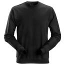 Snickers Sweatshirt Cotton - black - L