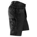 Snickers Rip-Stop Craftsmen Shorts Holster Pockets - black - 44