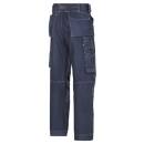 Snickers Comfort Cotton Craftsmen Trousers - Holster Pockets - navy - 148/W33L35