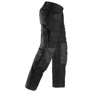 Snickers Rip-Stop Floorlayer Holster Pocket Trousers - black - 50| W35/L32