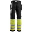 Snickers High-Vis Holster Pocket Trousers Cotton Class 1