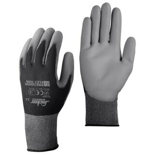 Snickers Präzisions Flex Light Handschuhe - schwarz-steingrau - 9| L