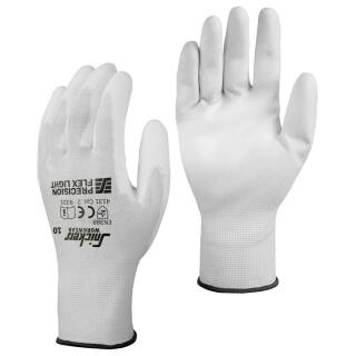 Snickers Präzisions Flex Light Handschuhe - weiss - 10| XL
