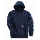 Carhartt Midweight Sleeve Logo Hooded Sweatshirt - new navy - XS