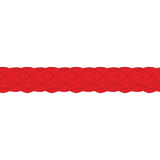 Liros Polypropylene Braid - 1 mm Working Rope - 500m - red