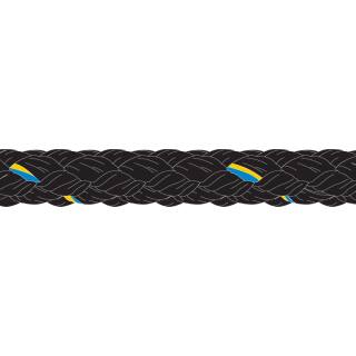 Liros Polypropylene Braid - 8 mm Working Rope - yard goods - black
