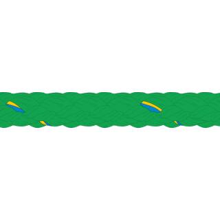 Liros Polypropylene Braid - 16 mm Working Rope - yard goods - green