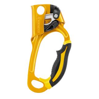 Petzl Ascension Rope clamp - right - yellow/black