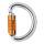 Petzl Omni Semi-circle Aluminum Carabiner Triactlock - silver-orange
