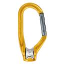 Petzl Rollclip A Pulley carabiner with inverse gate opening Snapper non-locking