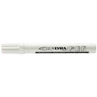 Lyra Mark+Sign Chalk marker 2-4 mm - white 10 pcs