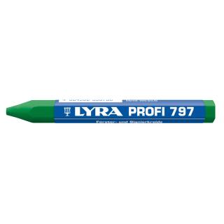 Lyra Profi 797 Förster- und Signierkreide 120 mm x 12 mm - grün 12 Stck