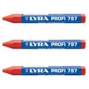 Lyra Lumber & marking chalk 120 mm x 12 mm - red 3 pcs
