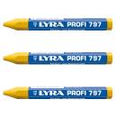 Lyra Lumber & marking chalk 120 mm x 12 mm - yellow 3...