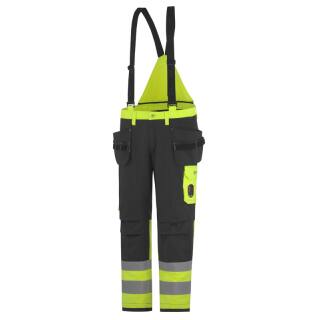 Helly Hansen Aberdeen HiVis CL1 Insulated Multinorm Pant Holster pockets - HVyellow-charcoal - C44