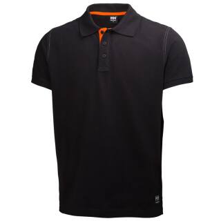 Helly Hansen Oxford Polo Shirt - black - S