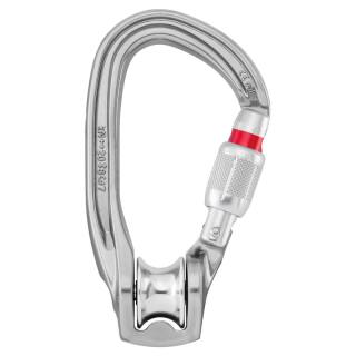 Petzl Rollclip Z Pulley carabiner with inverse gate opening - Screw-Lock
