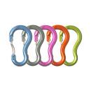 Edelrid Wave Materialkarabiner - Wire Gate - colormix