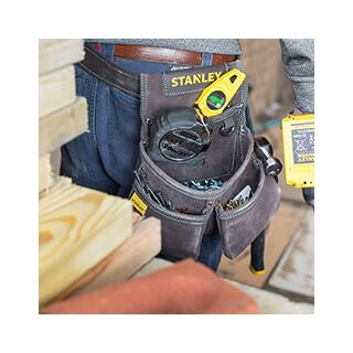 Stanley® Leder Werkzeug- und Hammertasche doppelt - Roadieworks.com -,  49,90 €