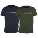 Dunderdon T4 T-Shirt with logo 2-Pack - navy/oliv - XXXL