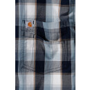 Carhartt Slim Fit Plaid Shirt Long Sleeve - navy - S