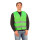Roadie safety vest with reflective stripes & velcro green 3XL/4XL