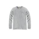 Carhartt Women Workwear Pocket Long Sleeve T-Shirt - heather grey - M