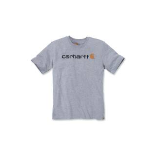 Carhartt Emea Core Logo Workwear Short Sleeve T-Shirt - heather grey - M
