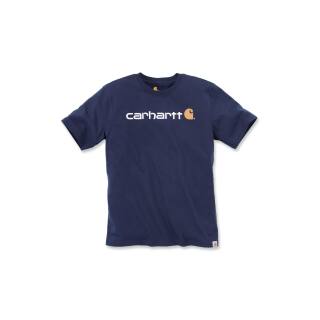 Carhartt Emea Core Logo Workwear Short Sleeve T-Shirt - navy - M