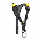 Petzl Top Chest harness for seat harness - black-yellow