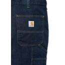Carhartt Double Front Dungaree Jeans - ultra blue - W34/L32