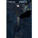 Carhartt Double Front Dungaree Jeans - ultra blue - W34/L32