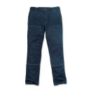 Carhartt Double Front Dungaree Jeans - ultra blue - W36/L32