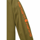 Carhartt Force Fishing Graphic Long-Sleeve Hooded T-Shirt - Ltd Edition