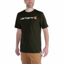 Carhartt Emea Core Logo Workwear Short Sleeve T-Shirt - peat - XS
