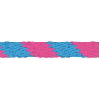 Liros Lirolen - 18 mm Rigging-Arbeitsseil - Meterware - pink-blau