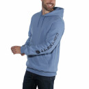 Carhartt Midweight Sleeve Logo Hooded Sweatshirt - french blue - XS