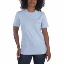Carhartt Women Workwear Pocket Short Sleeve T-Shirt - soft blue heather - XL