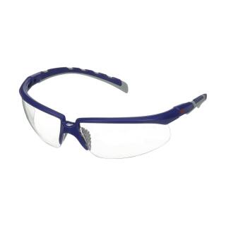 3M Solus 2000 Schutzbrille - klar - blau/grau - antibeschlag/kratzfest
