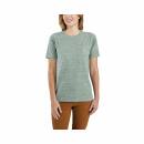 Carhartt Women Workwear Pocket Short Sleeve T-Shirt - leaf green snow heather - M